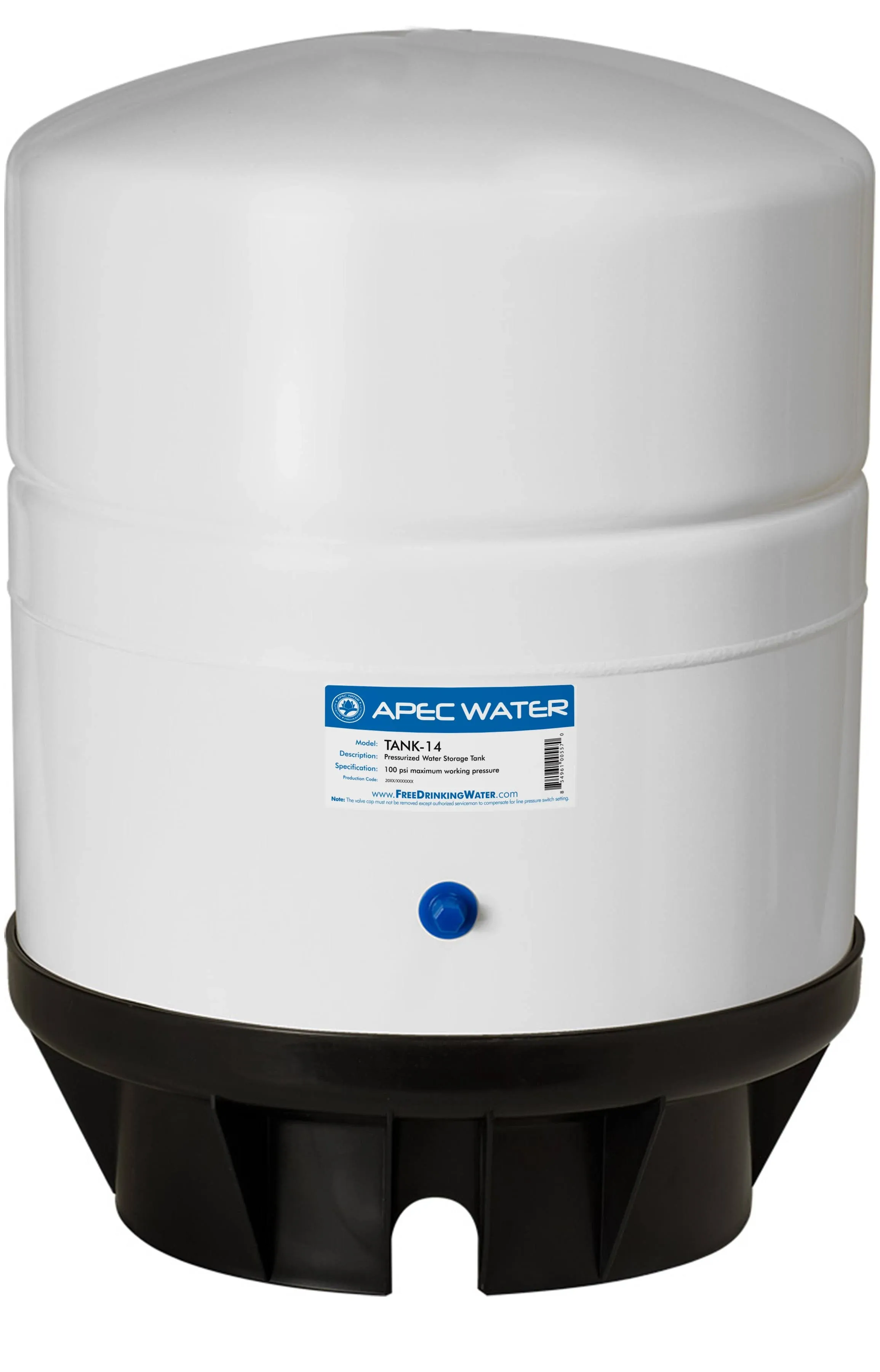 APEC 14 Gal. High-Volume Pressurized Reverse Osmosis Water Storage Tank