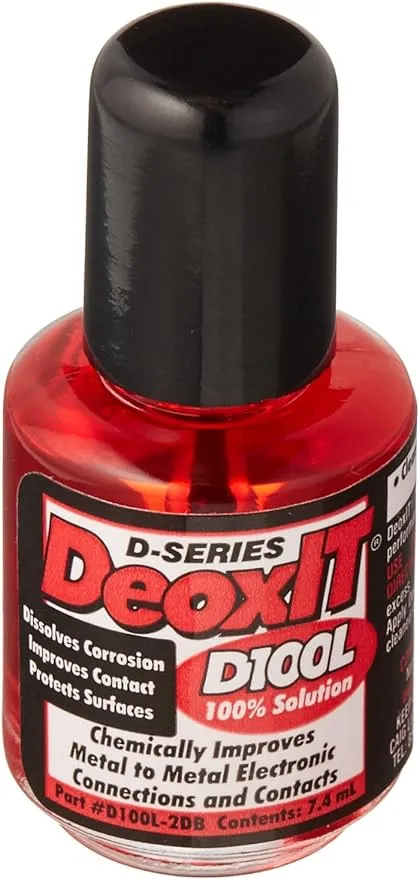 LABORATORIES DeoxIT D100L-2DB Brush Applicator, More Than A Contact Cleaner, 7.4mL, Pack of 1