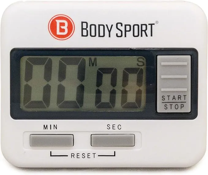 Body Sport Digital Timer – Sports Stopwatch and Countdown Timer for Fitness &amp;...