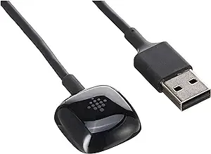 Fitbit Smartwatch Charging Cable - Compatible with Sense 2, Sense, Versa 4 and Versa 3