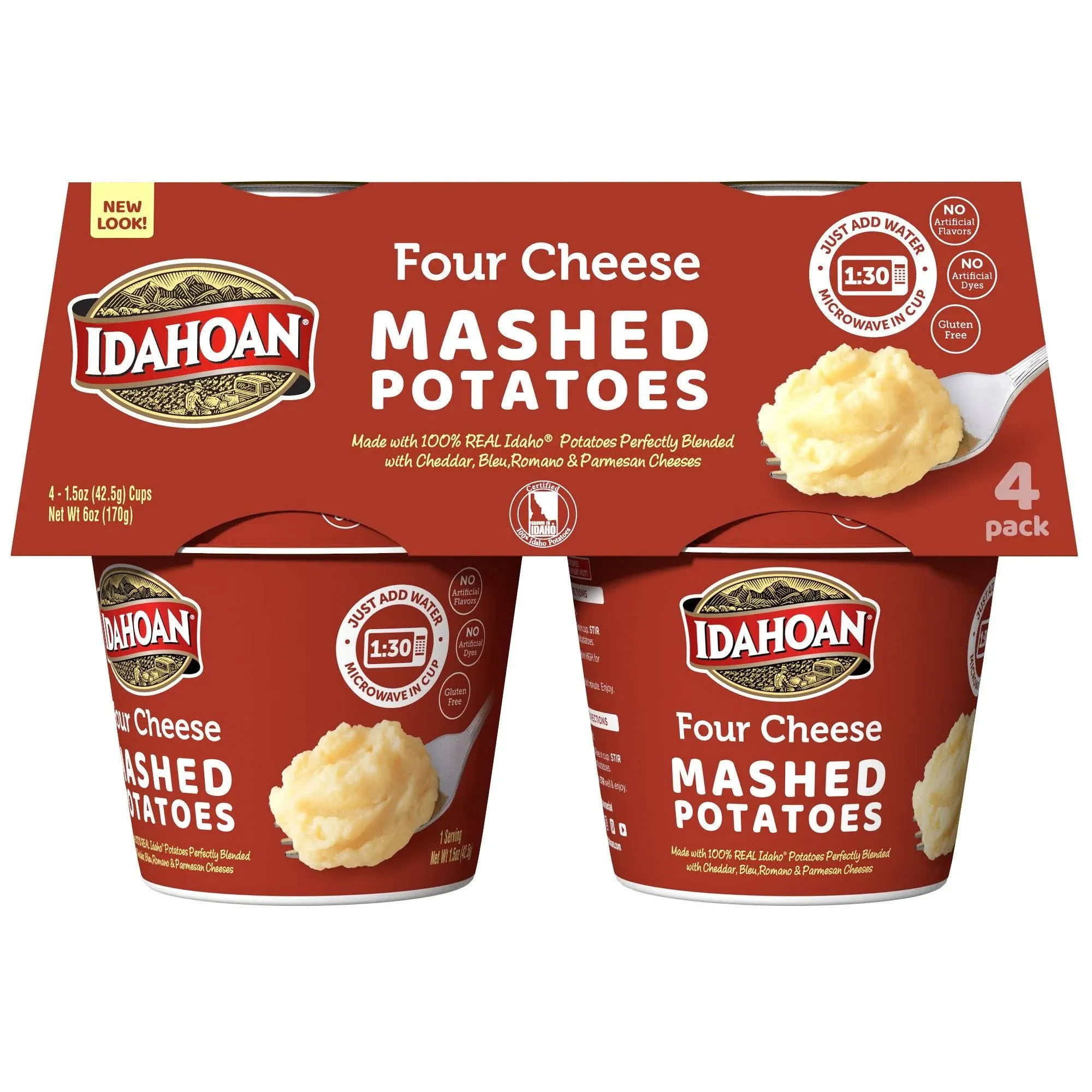 Idahoan Four Cheese Mashed Potatoes