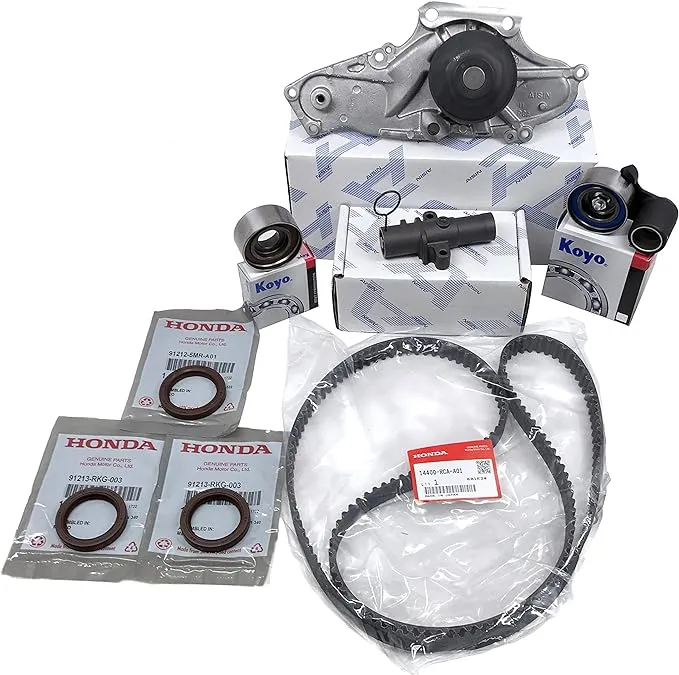 TIMING BELT KIT | Water Pump T-belt kit | Engine Kit | Timing Seals Cam Crank | Crankshaft Camshaft | GENUINE/OEM | (As in photo) Compatible with select Honda, Acura vehicles.