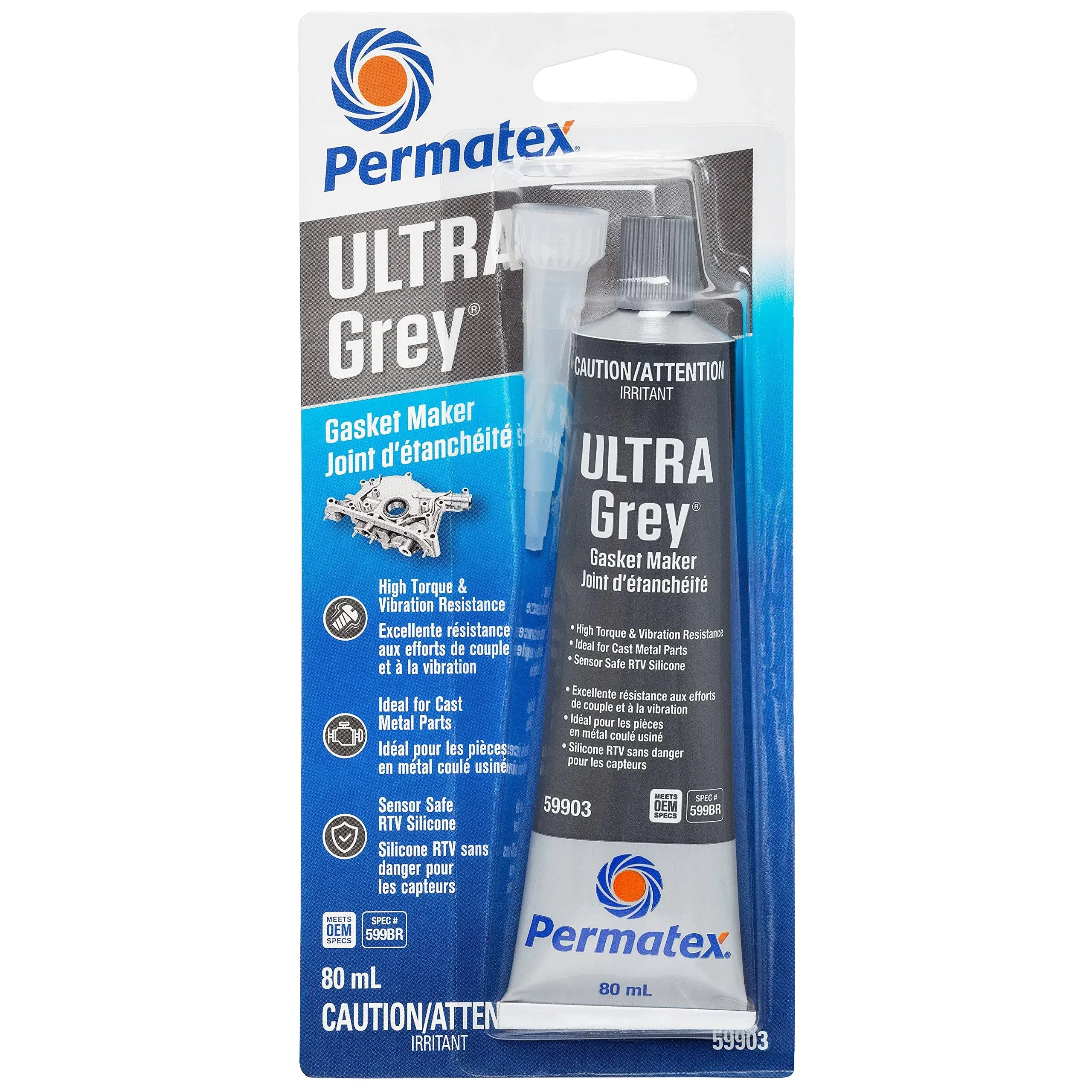 PERMATEX Ultra Grey RTV Gasket Maker