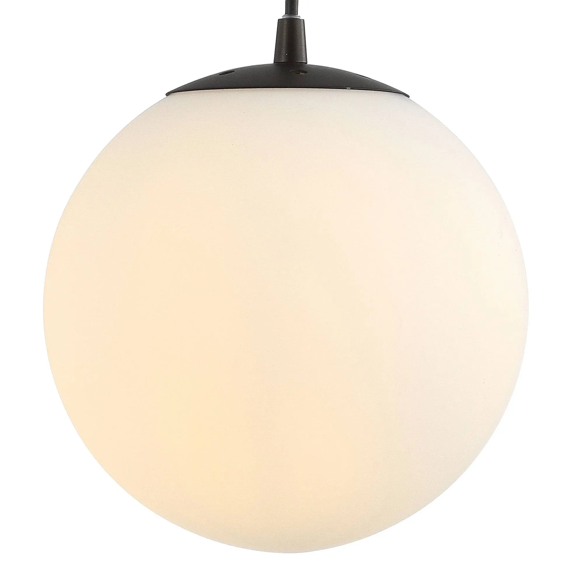 JONATHAN Y Lighting JYL9528 Bronze/White Bleecker 8&#034;W Led Mini Pendant