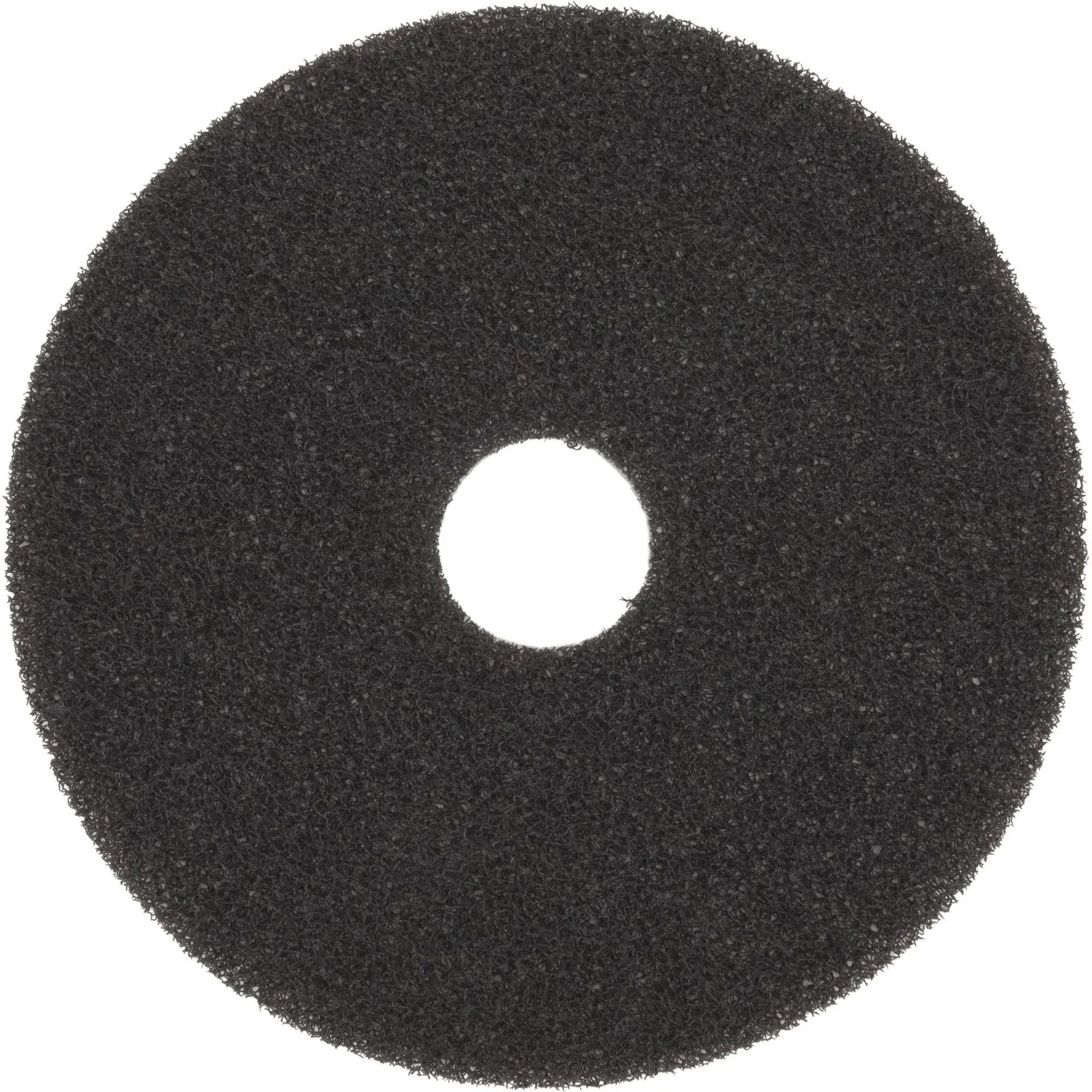 3M 08278 High Productivity Floor Pad 7300, 20" Diameter, Black, 5/Carton