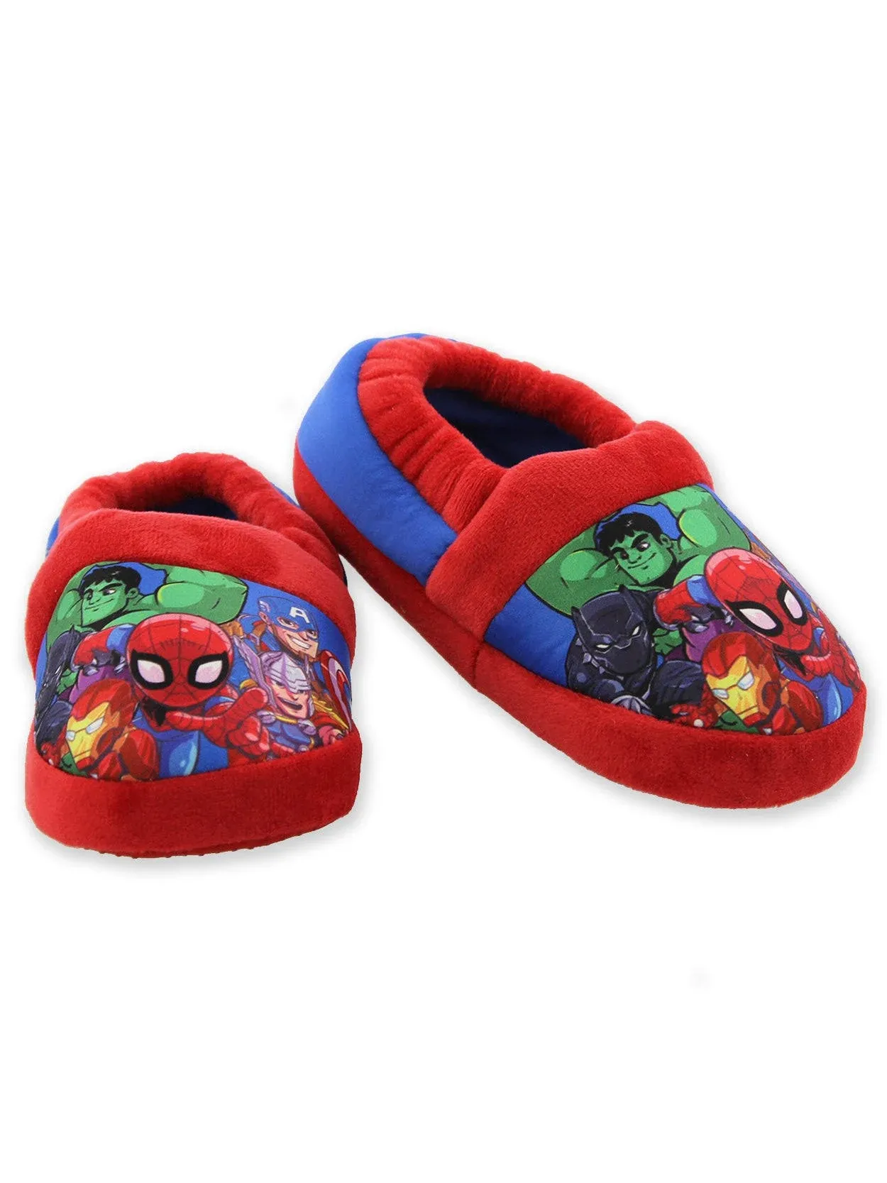 Marvel Avengers Superhero Boys Toddler Plush Aline Slippers