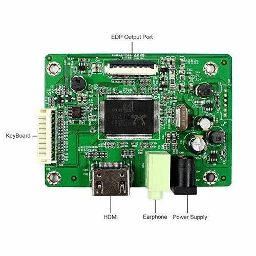 HDMI LCD Controller Board for 11.6&#034; 13.3&#034; 14&#034; 15.6&#034; 1366X768 30 Pin Edp LCD Scre