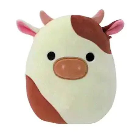 Squishmallows Toys | Squishmallow Ronnie The Cow 8 Inches | Color: Brown/White | Size: 8 Inches | Samiik's Closet