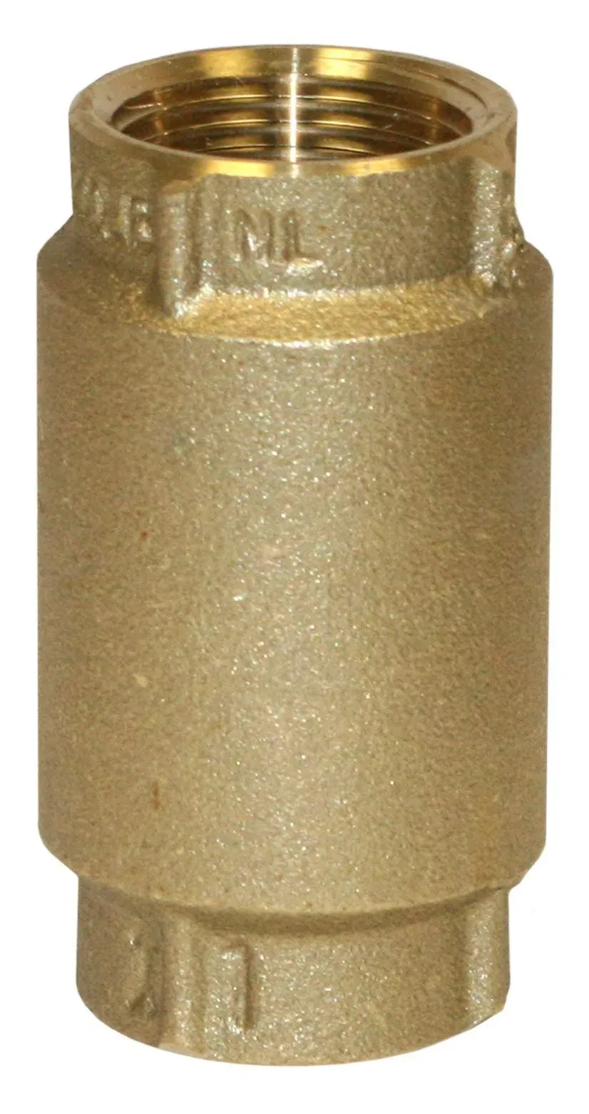 Merrill Mfg CVNL100 1" No-Lead Brass Check Valve 700 Series, 1"