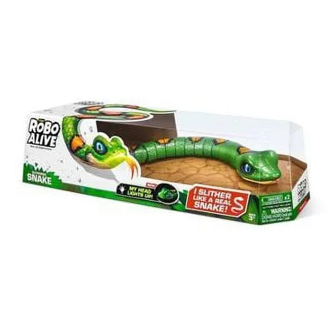 Zuru Robo Alive Slithering Snake Series 3 Green