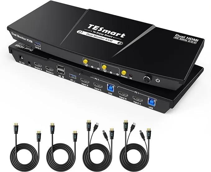 Dual Monitor KVM Switch