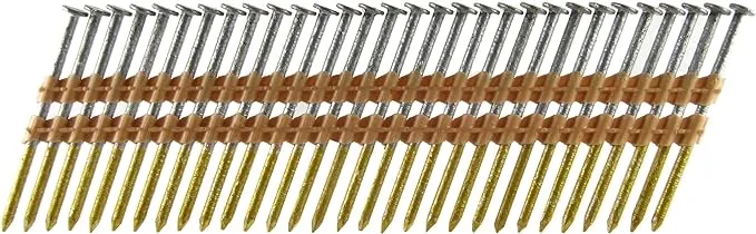 B&C Eagle A238X113HDR/22 Round Head 2-3/8-Inch x .113 x 22 Degree Hot Dip Galvanized Ring Shank Plastic Collated Framing Nails (500 per box)