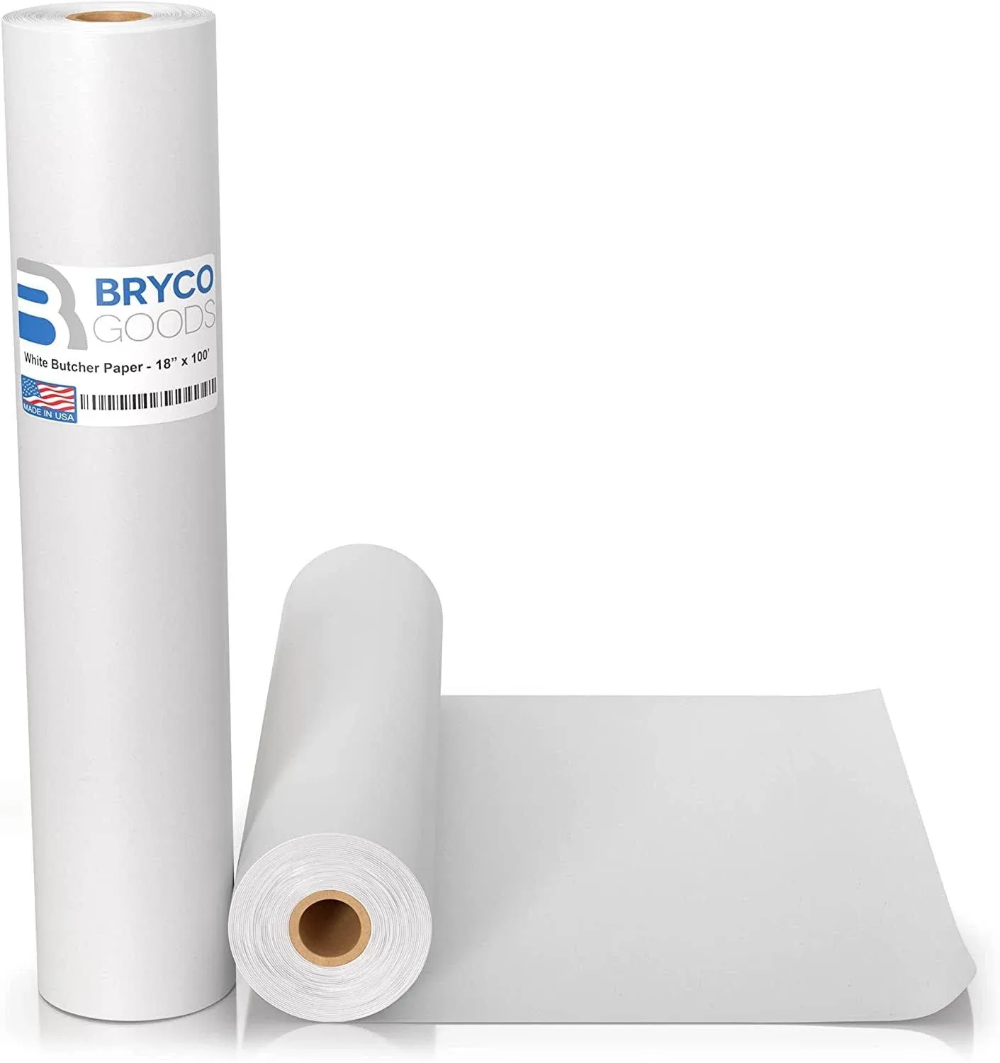 Bryco Goods White Kraft Butcher Paper Roll