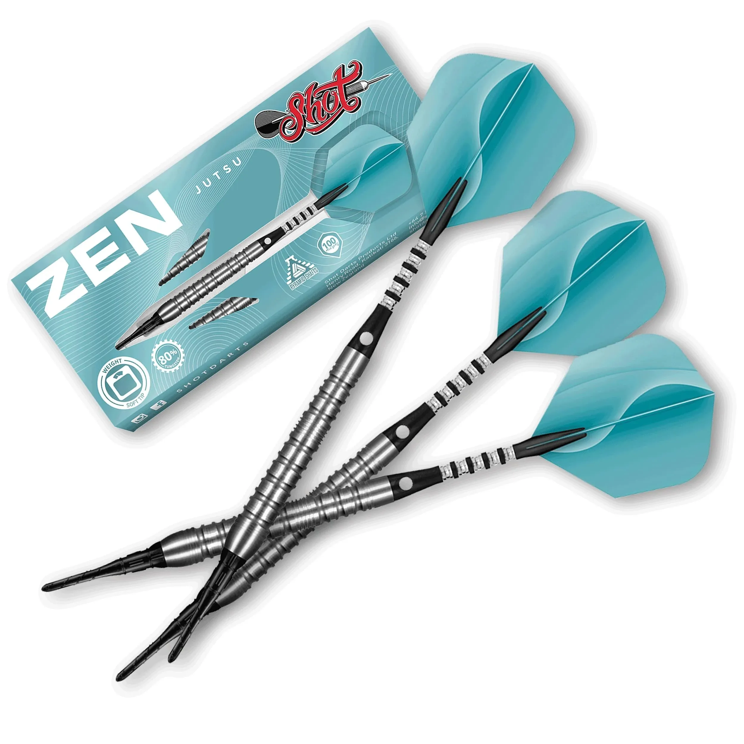 Zen Jutsu Soft Tip Dart Set-80%-Tungsten