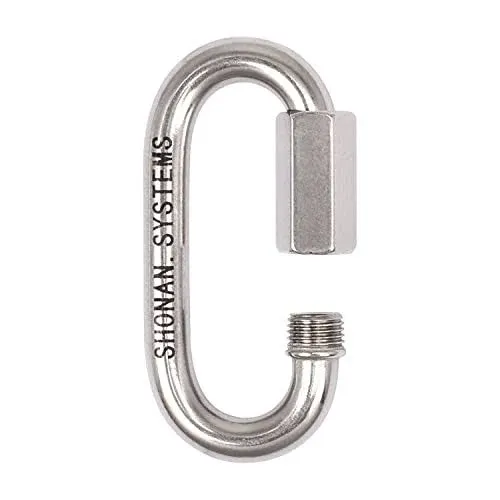 4.16 Inch Heavy Duty Chain Quick Links- Locking Carabiners 2517 Lbs, 1 Pack