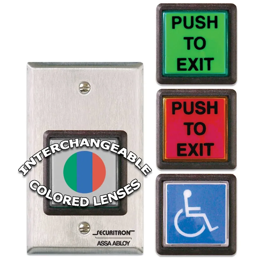 Securitron EEB2 Push to Exit Button, Emergency