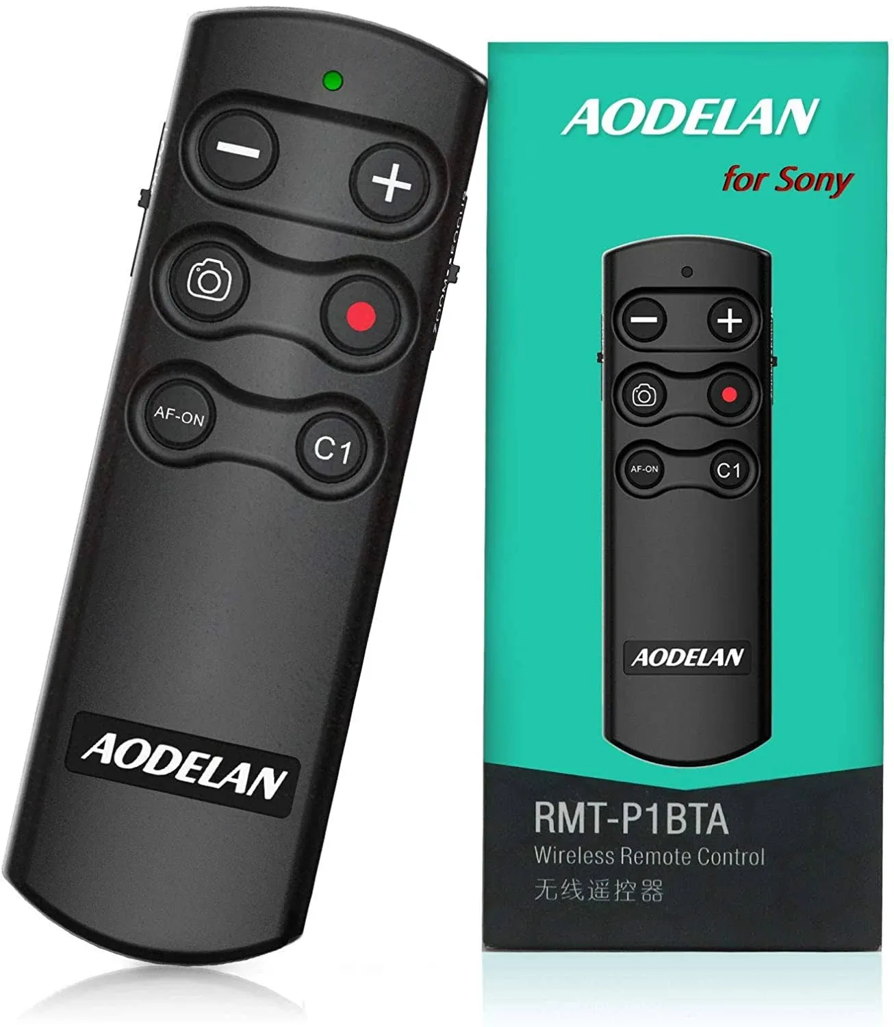 AODELAN RMT-P1BTA Wireless Remote Control for Sony ZV-E10 A7IV A7RV A6400 FX30