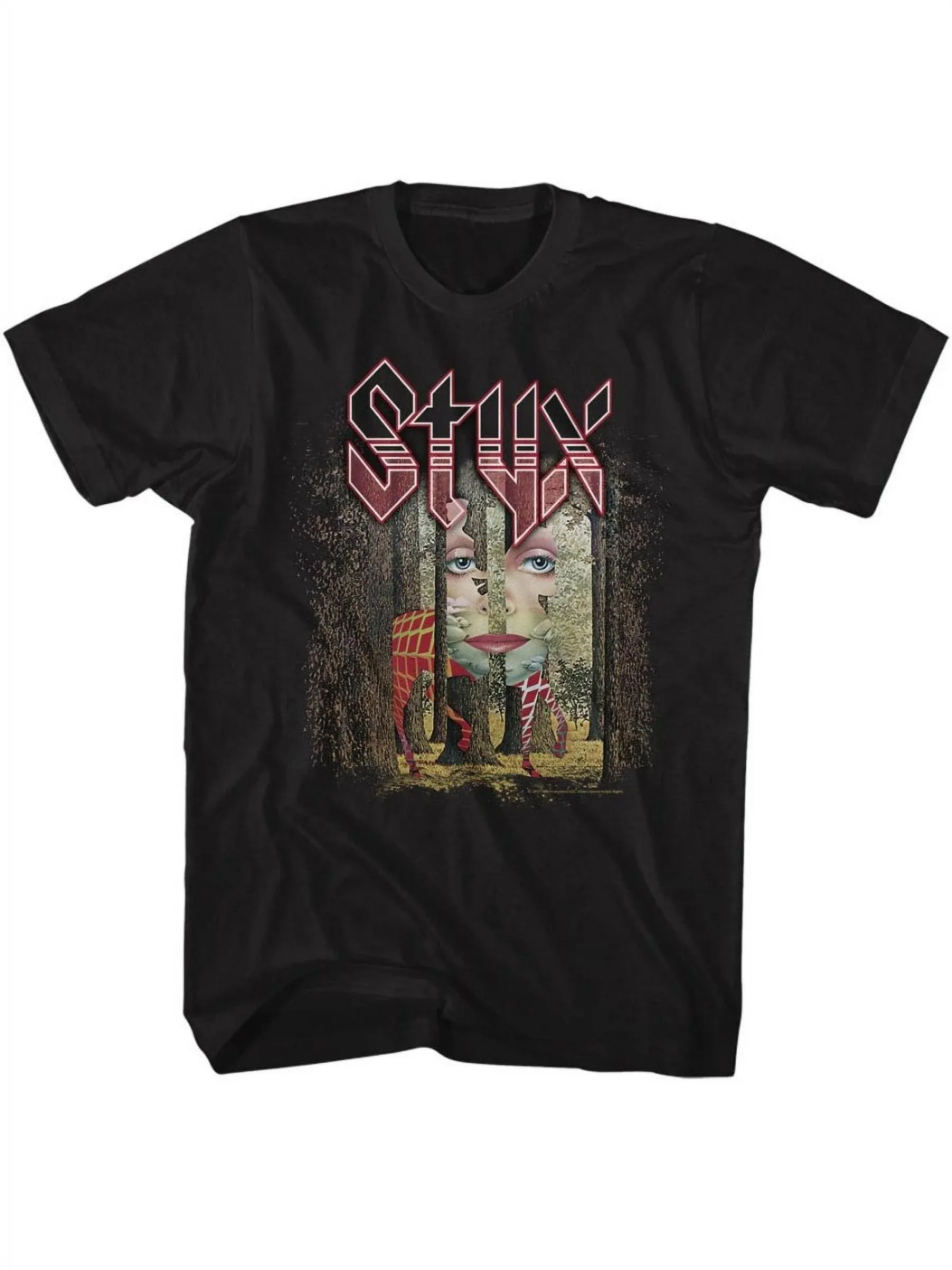 Styx The Grand Illusion Black T-Shirt, Small