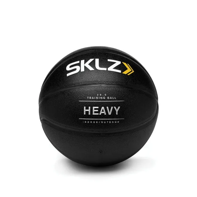 SKLZ Weighted Training Basketball, 29.5" - 3-lb Heavy Training Ball - Black, Quality Faux Leather Construction - Durable & Wear-and-Tear Resistant Dribbling Trainer for Indoor or Outdoor Use