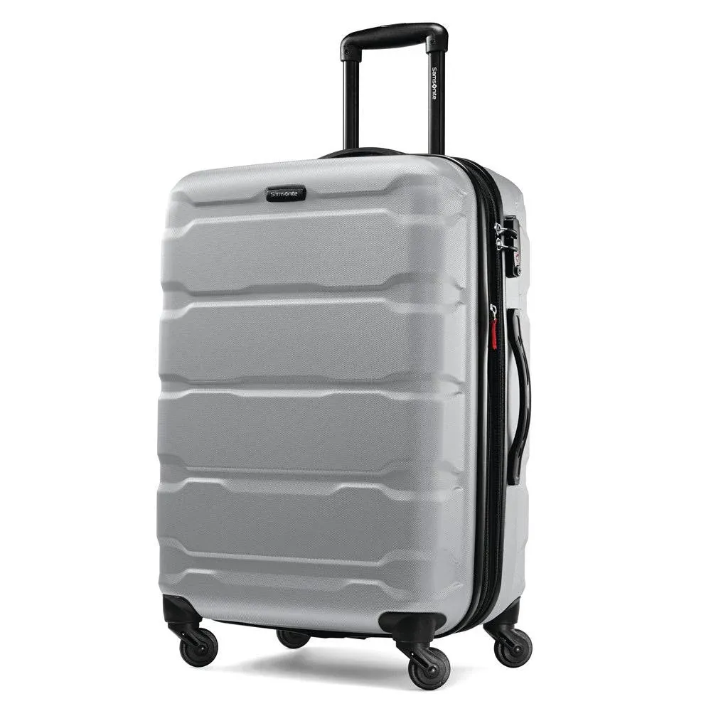 Samsonite Omni PC Hardside Expandable Luggage with Spinner Wheels, 3-Piece Set (20/24/28), Black