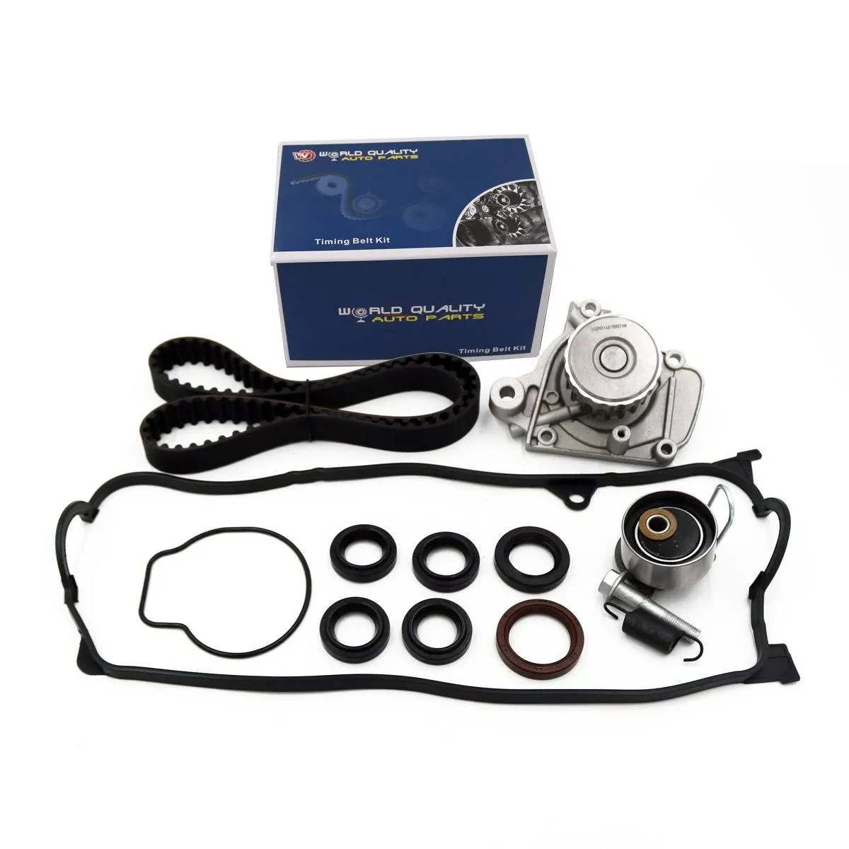 Timing Belt Kit Water Pump w/Gasket &amp; Valve Cover Gasket Fit 2001-2005 For Ho...