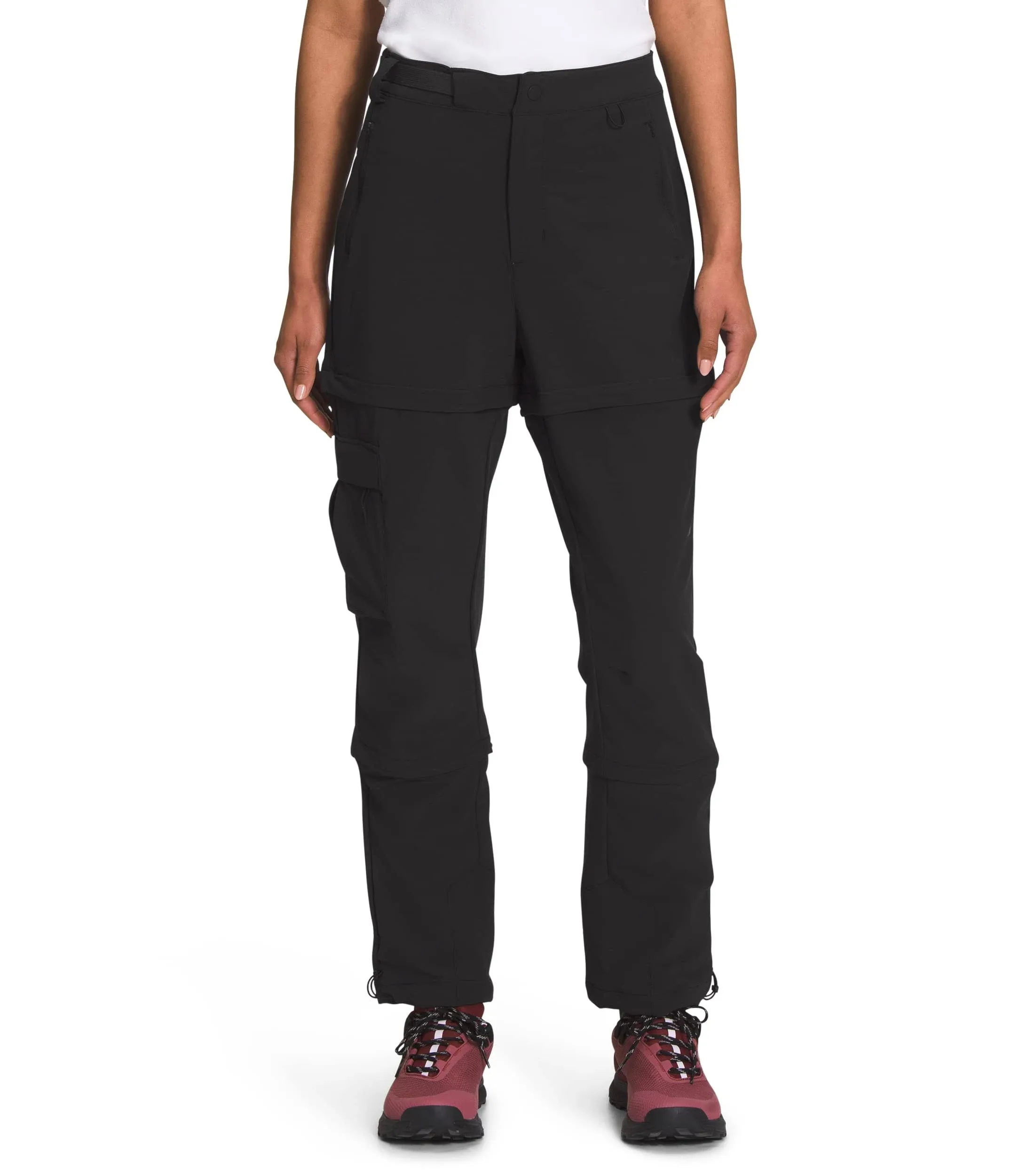 The North Face Women's Bridgeway Zip-Off Pants Black 12