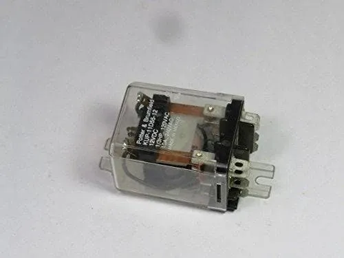 TE CONNECTIVITY/POTTER & Brumfield KUP-11D55-12 Power Relay, DPDT, 12VDC, 10A ...