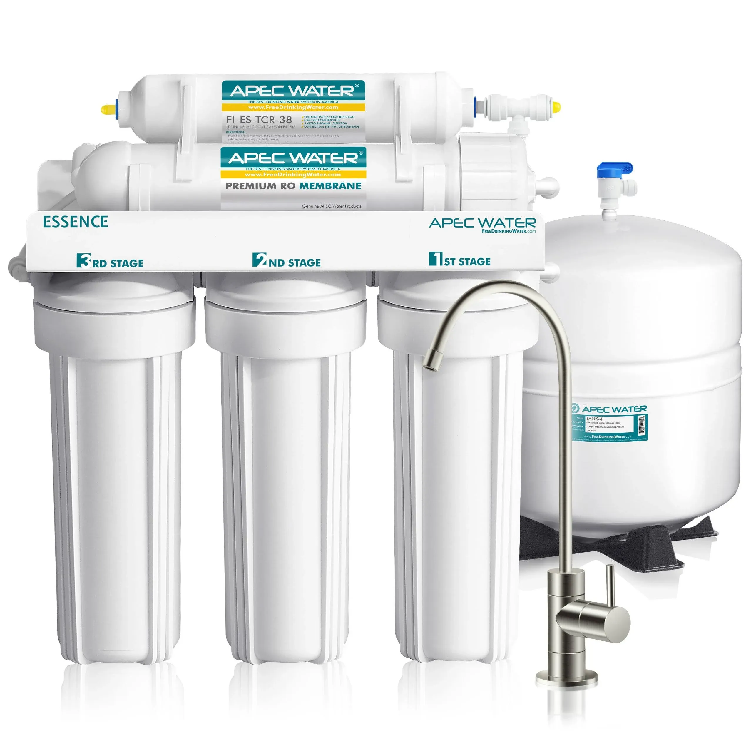 APEC Essence 5-Stage Reverse Osmosis Drinking Water Filter System