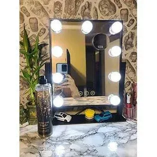 MAKEUP MIRROR Hollywood Vanity Light Large Lighted Magnification 