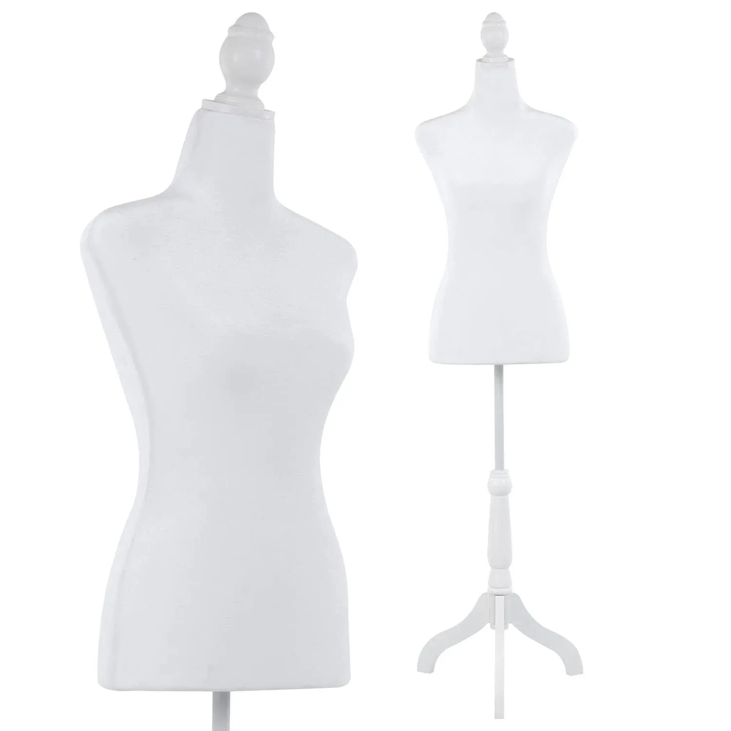 PayLessHere Mannequin Body Dress Form Torso Female Manikin 49.6-63.4 inch Height ...