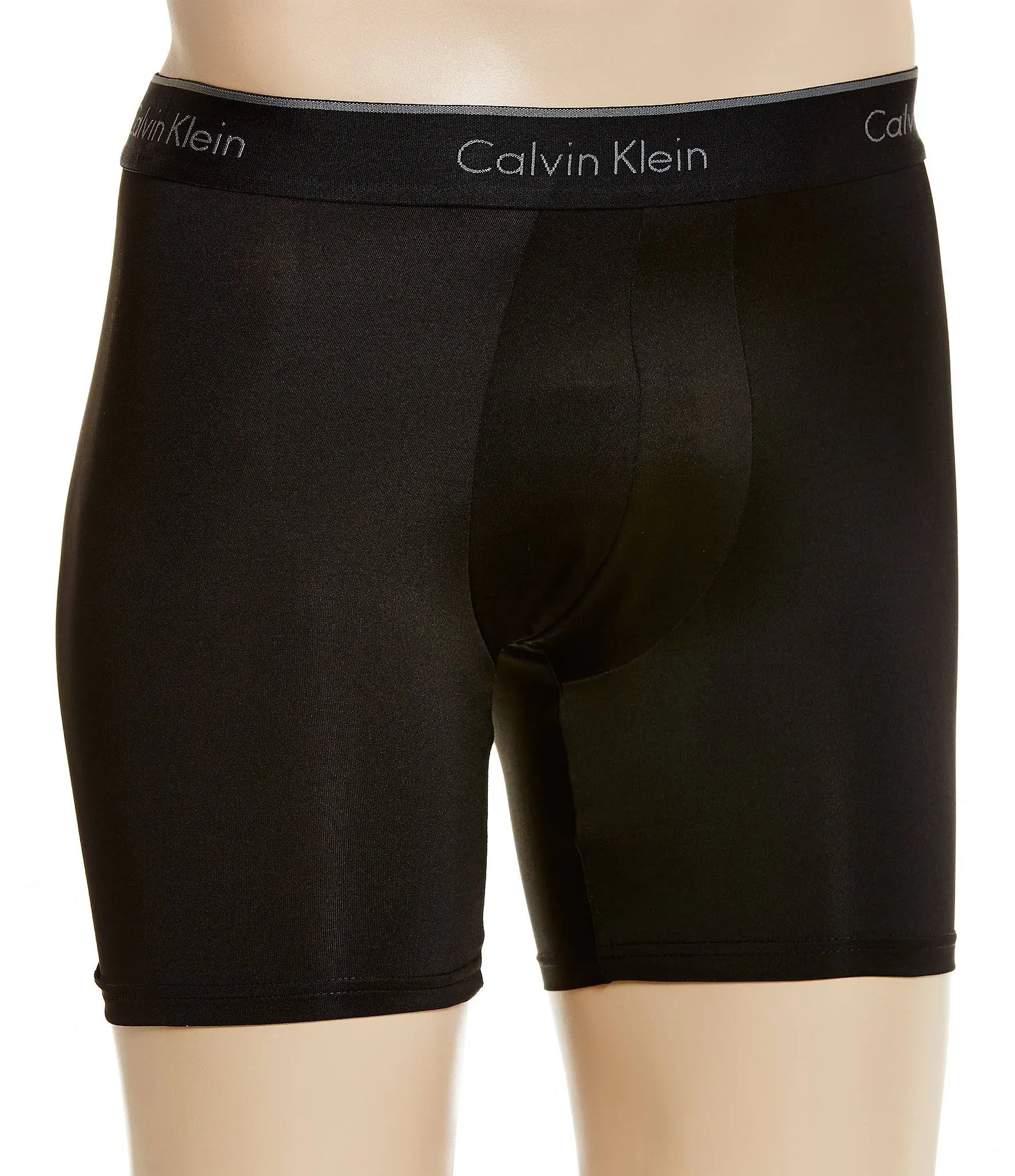 Calvin Klein Men's Microfiber Stretch Boxer Brief 3-Pack - Black