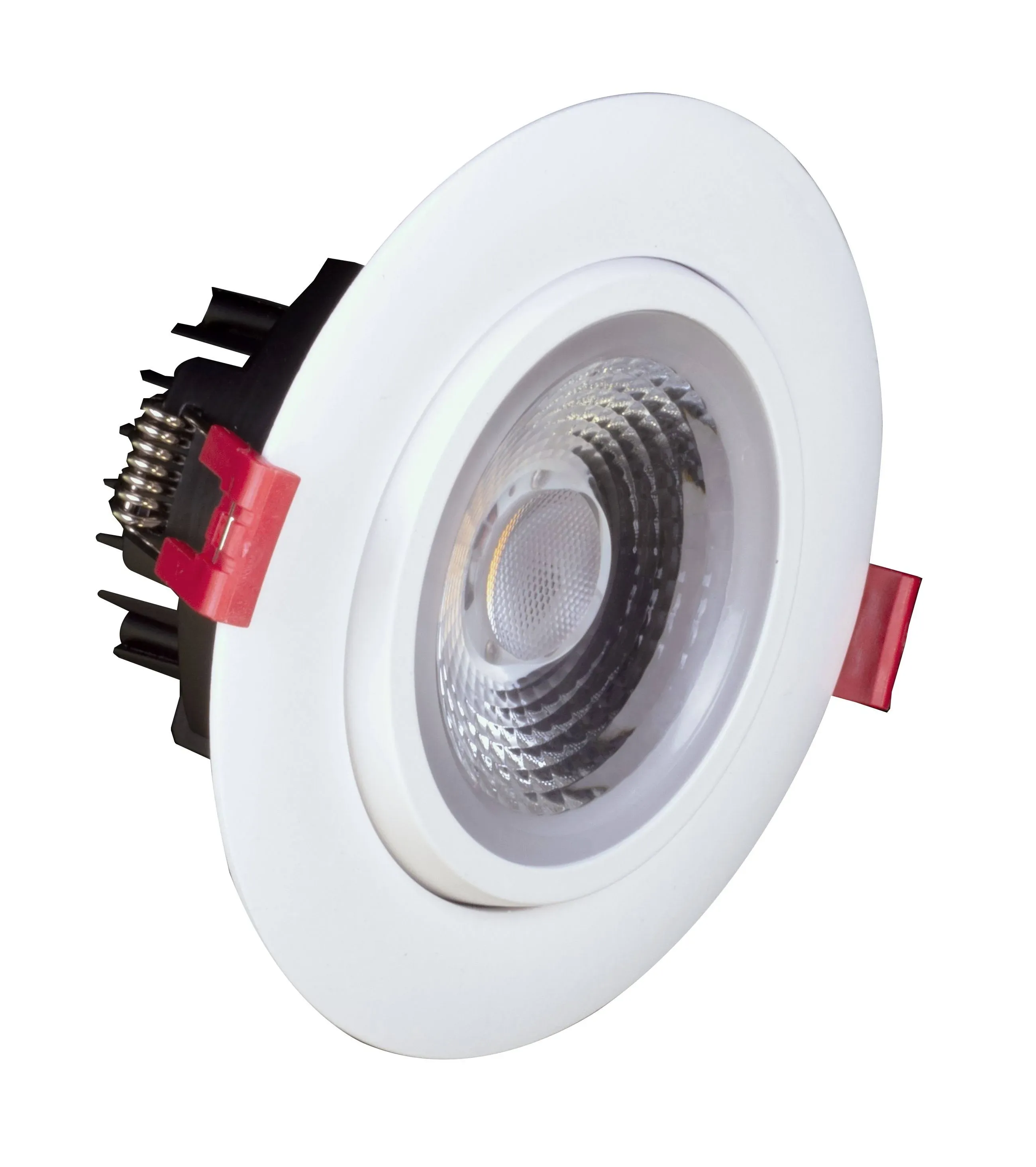 Nicor 4-Inch LED Gimbal Recessed Downlight in White 3000K