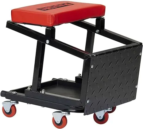 Pro-Lift Creeper Seat &amp; Stool Combo - 300 lbs Capacity C-2800