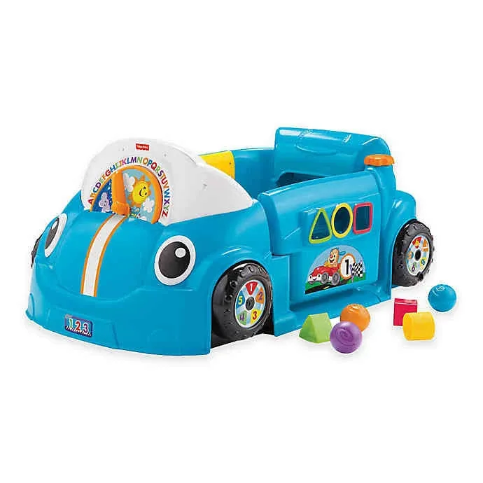 Fisher-Price Laugh & Learn Crawl Around Car, Blue