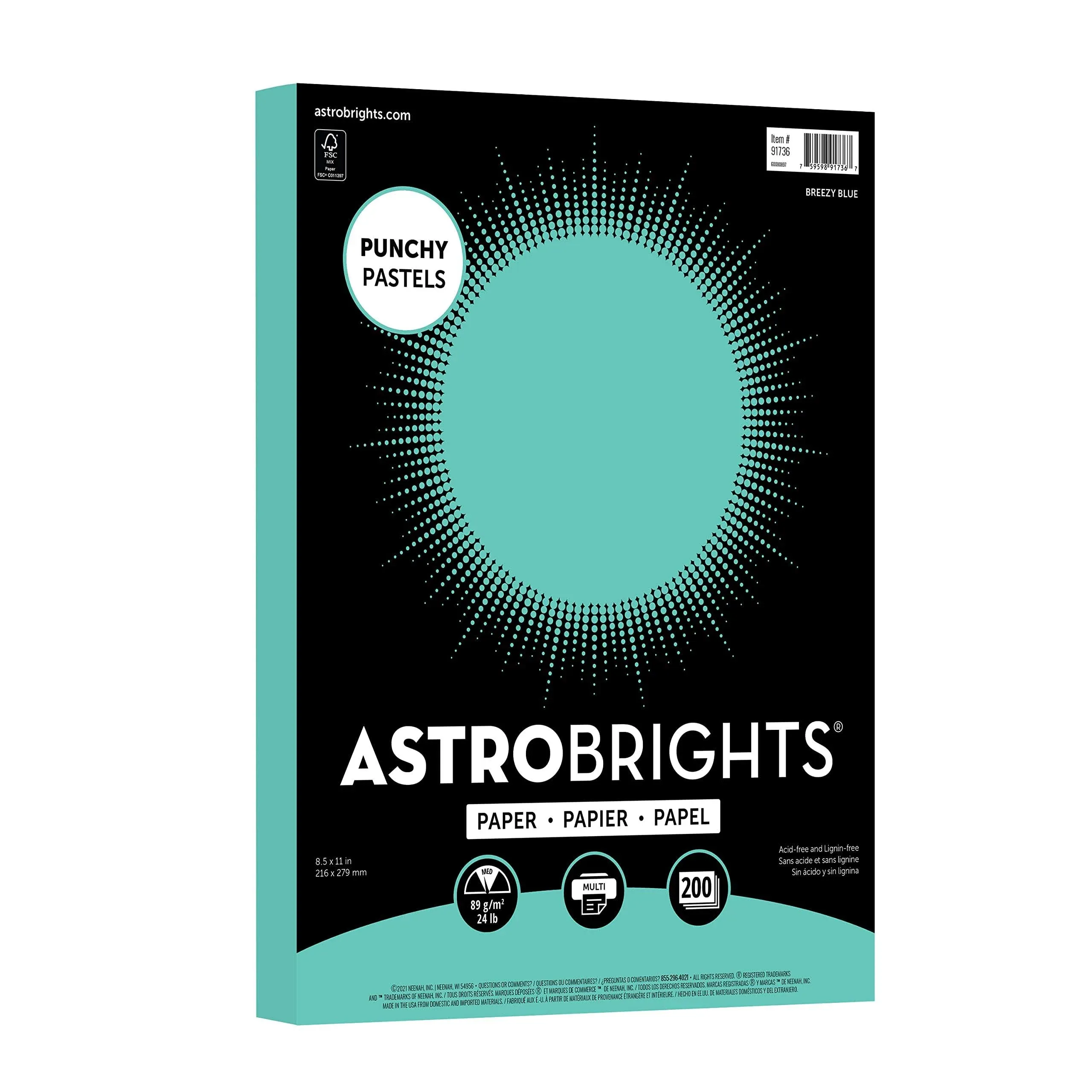 Astrobrights Punchy Pastels Color Paper