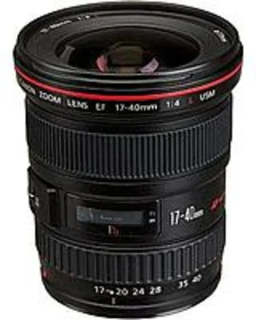 Canon wide-angle zoom lens EF17-40mm F4L USM full size compatible