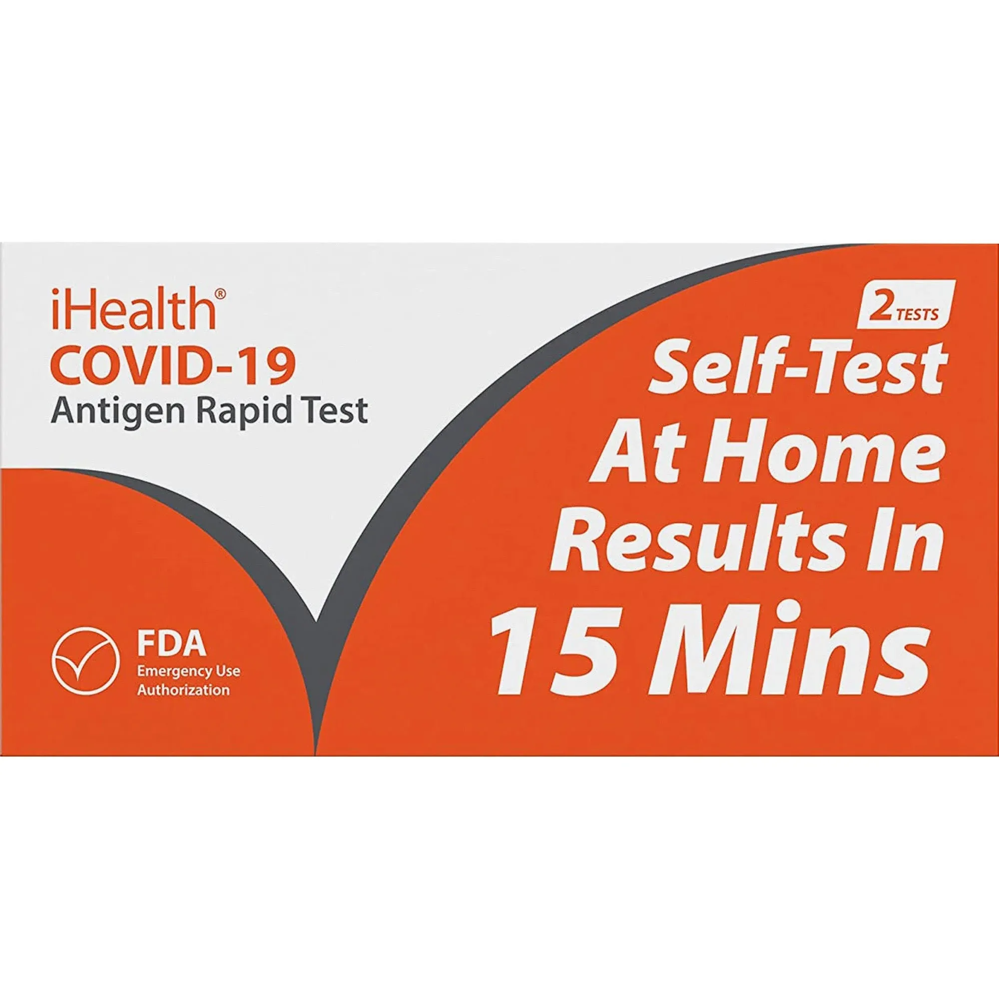 ihealth covid-19 antigen rapid test 2 in package 15 minute results 856362005890 on eBid United States | 220516931