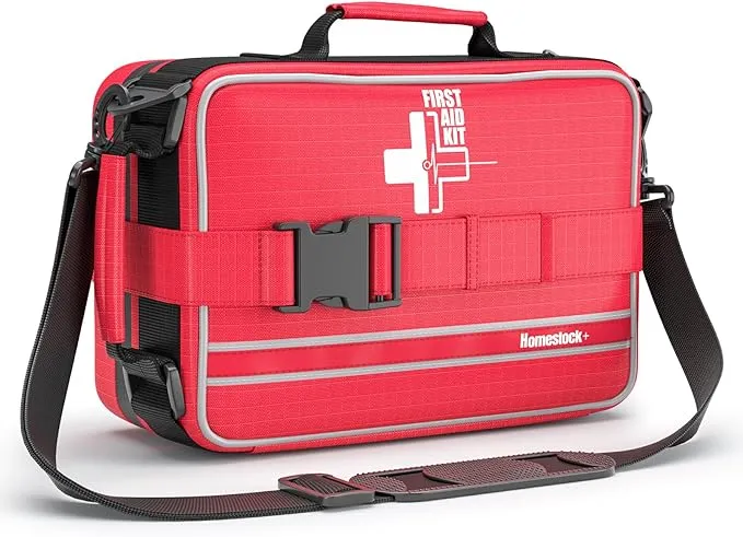 Comprehensive First Aid Kits, Advanced Trauma Kits with Labeled Compartments, Large Survival Medical Kits for Vehicle, Home, Workplaces, Sports -Emergency Necessities Kits -230 Piece