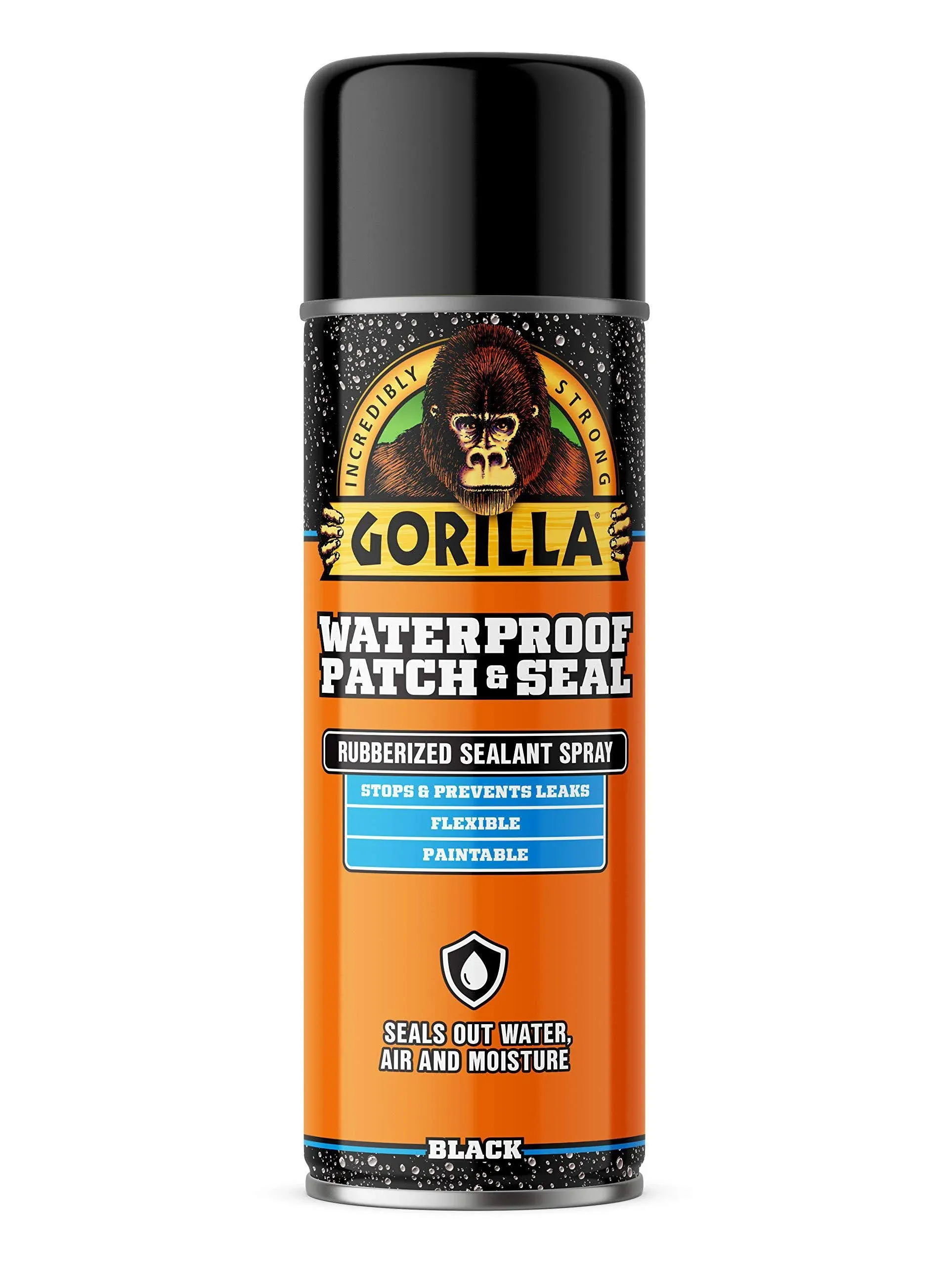 Gorilla 16 oz. Black Waterproof Patch & Seal Spray