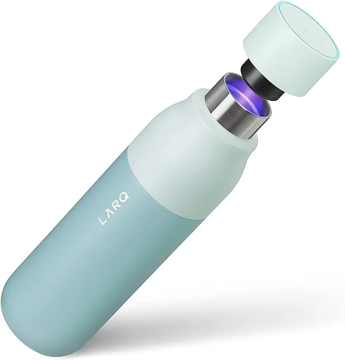 LARQ Self Cleaning Water Bottle 25 oz Granite White