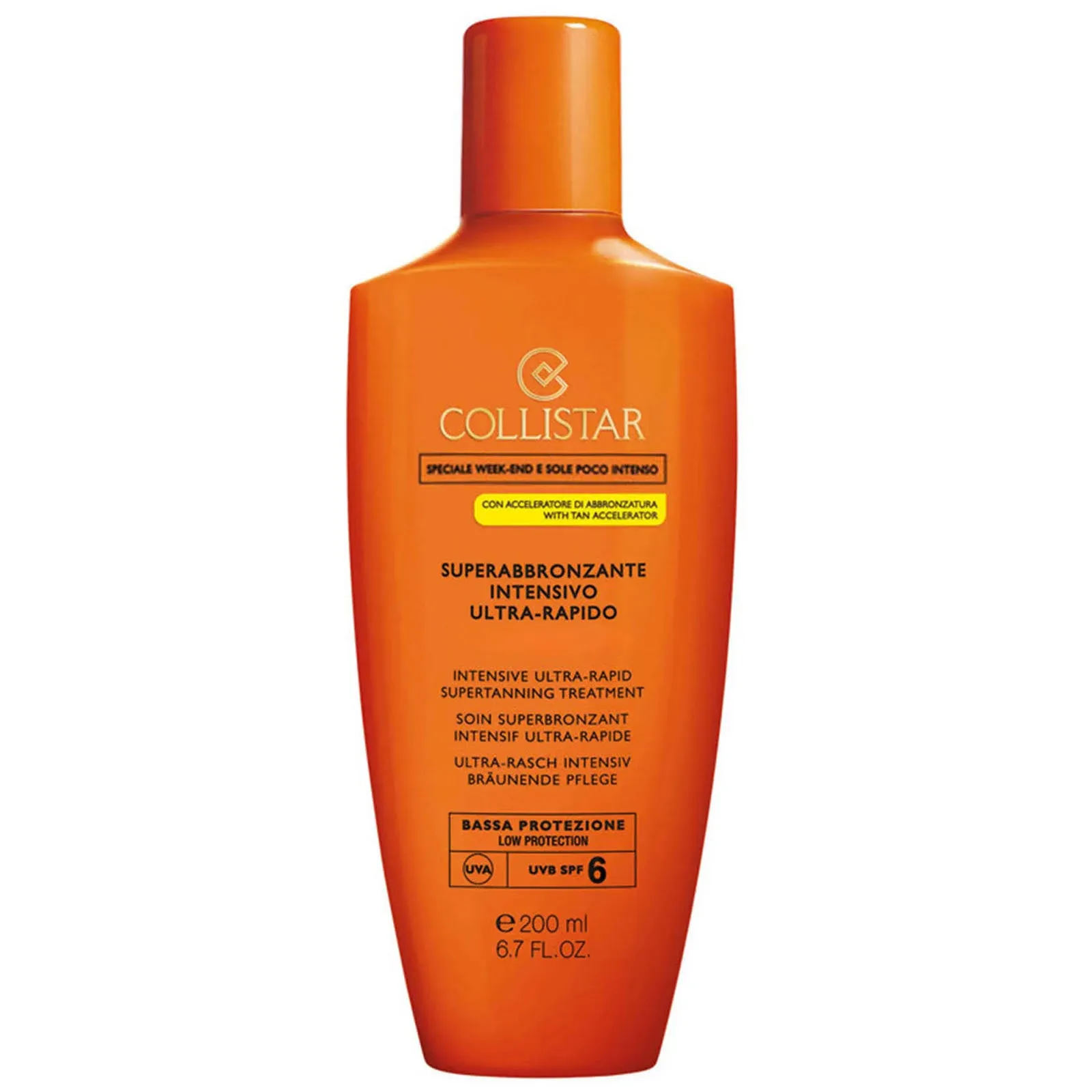 Collistar Intensive Ultra Rapid Supertanning Treatment SPF6 200ml