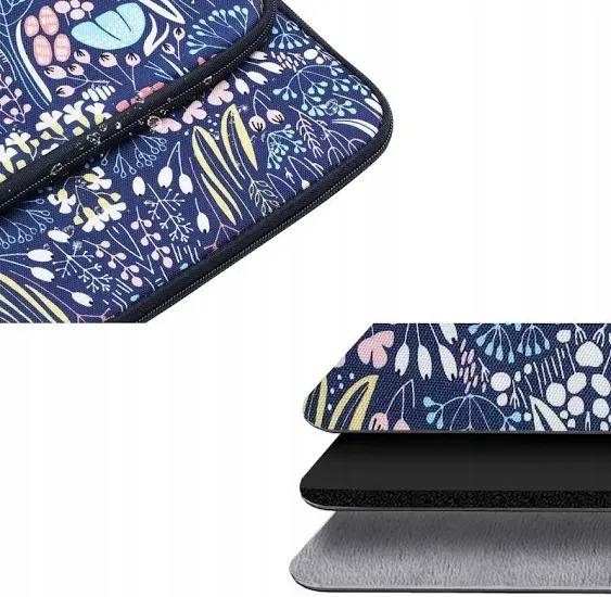 9-11 Inch Tablet Sleeve Bag Carrying Case for iPad 10th Gen 10.9, iPad 9/8/7th Gen 10.2, iPad Air 11", iPad Pro 11 M4 M2 2024, iPad Air5/4 10.9, Galaxy Tab A9+ Plus 11"/S9 FE, Beige Leaf