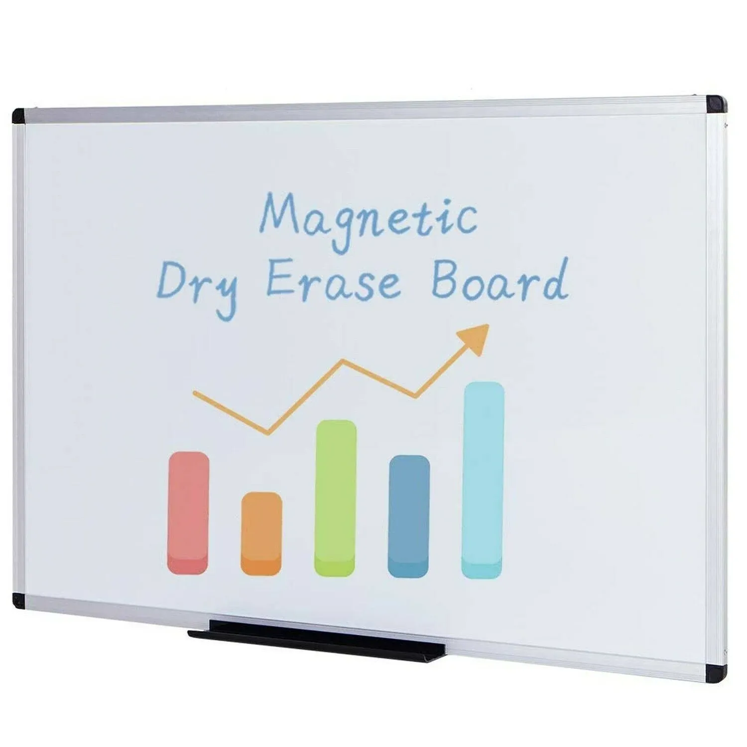 Wall Mounted Magnetic Dry Erase Board VIZ-PRO Size: 48" H x 24" W