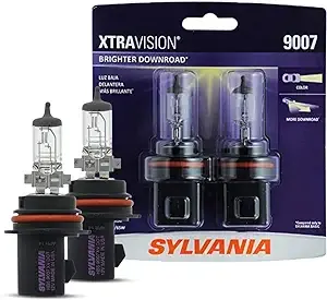 SYLVANIA - 9007 XtraVision - High Performance Halogen Headlight Bulb, High Beam, Low Beam and Fog Replacement Bulb (Contains 2 Bulbs) 