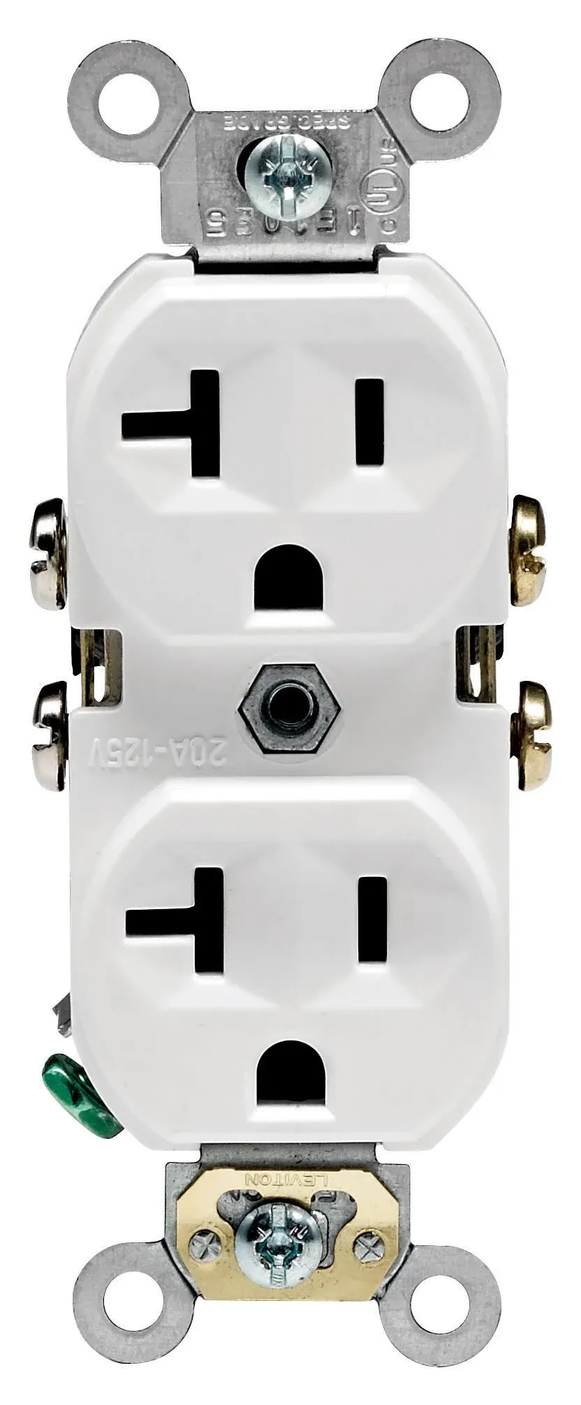 Leviton 20 amps 125 V Duplex White Outlet 5-20R 10 pk