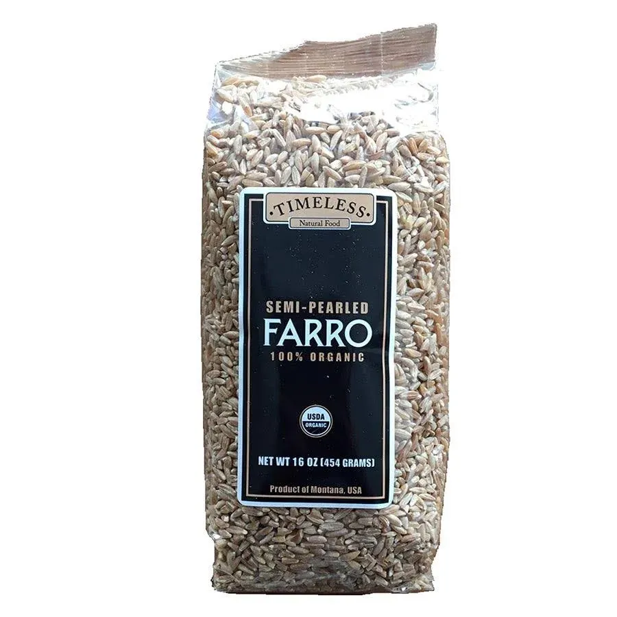 TIMELESS Organic Farro Semipearled, 16 OZ