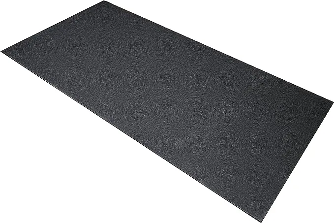 High Density Home Gym Treadmill Exercise Bike Equipment Mat, 1/4" Thick, Multiple Sizes