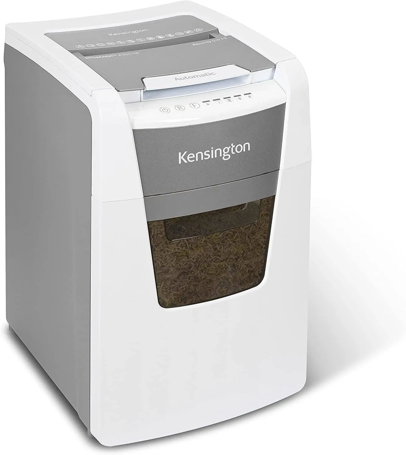 Kensington Shredder - New OfficeAssist 150-Sheet Auto-Feed Micro Cut Anti-Jam Paper and Credit Card Home Office Shredder with 11.6 gallons Pullout Wastebasket (K52050AM)