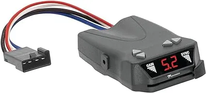 Tekonsha 8507120 Brakeman IV, Time-Delay Brake Controller for Trailers with 1-4 Axles, Black