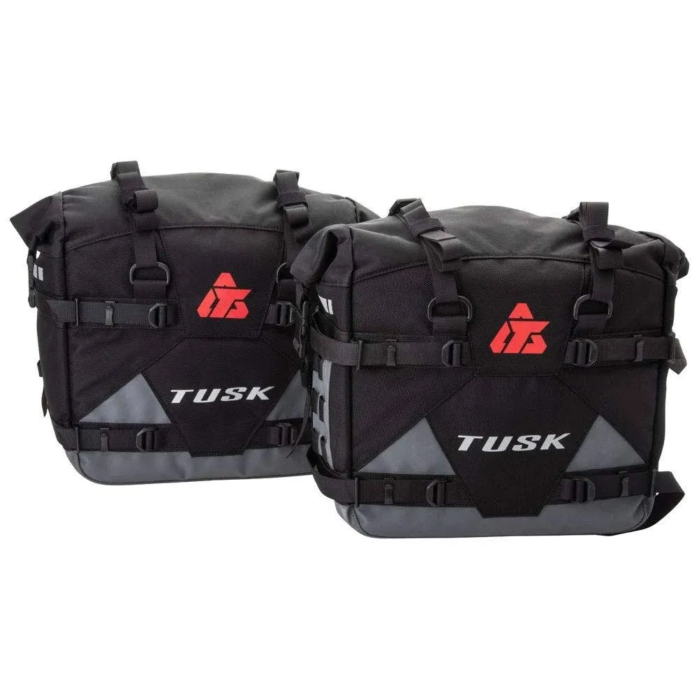 Tusk Pilot Pannier Bags Black/Grey